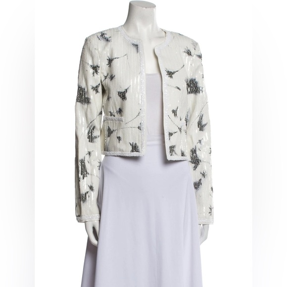 Derek Lam 10 Crosby Cameron Sequined Jacket size 10 - Picture 2 of 16